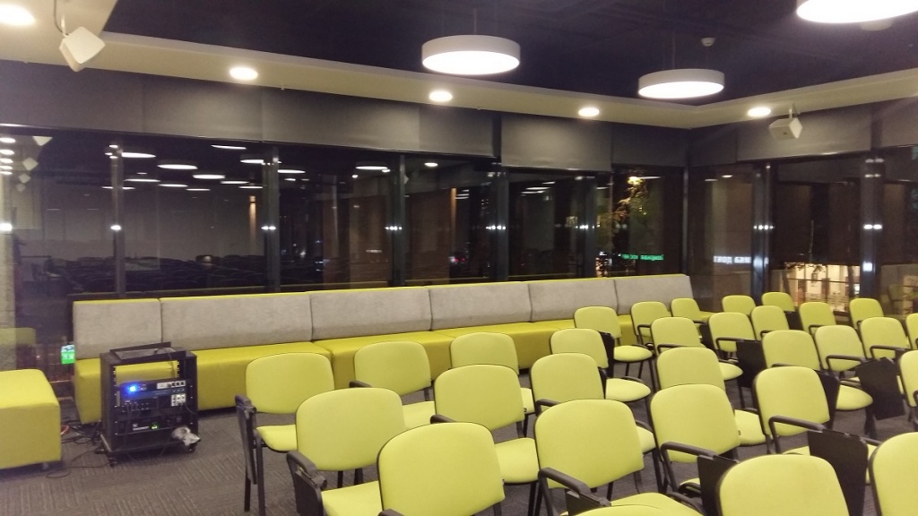 Audiovisual technology of the conference room