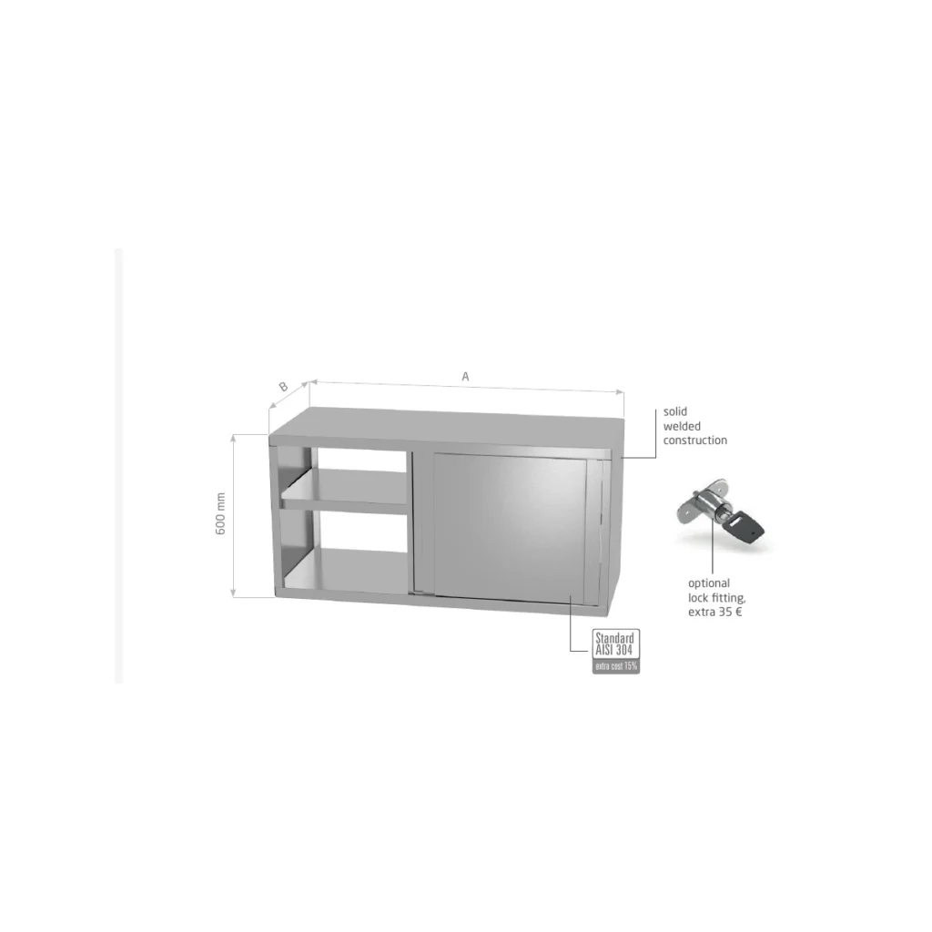 Double-sided storage cupboard with sliding doors Polgast POL-E309P