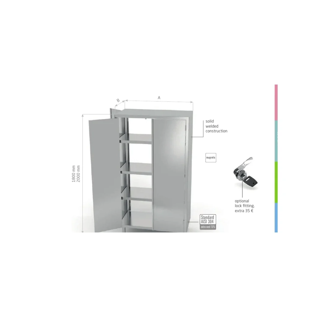 Double-sided cupboard with hinged doors Polgast POL-E312-2