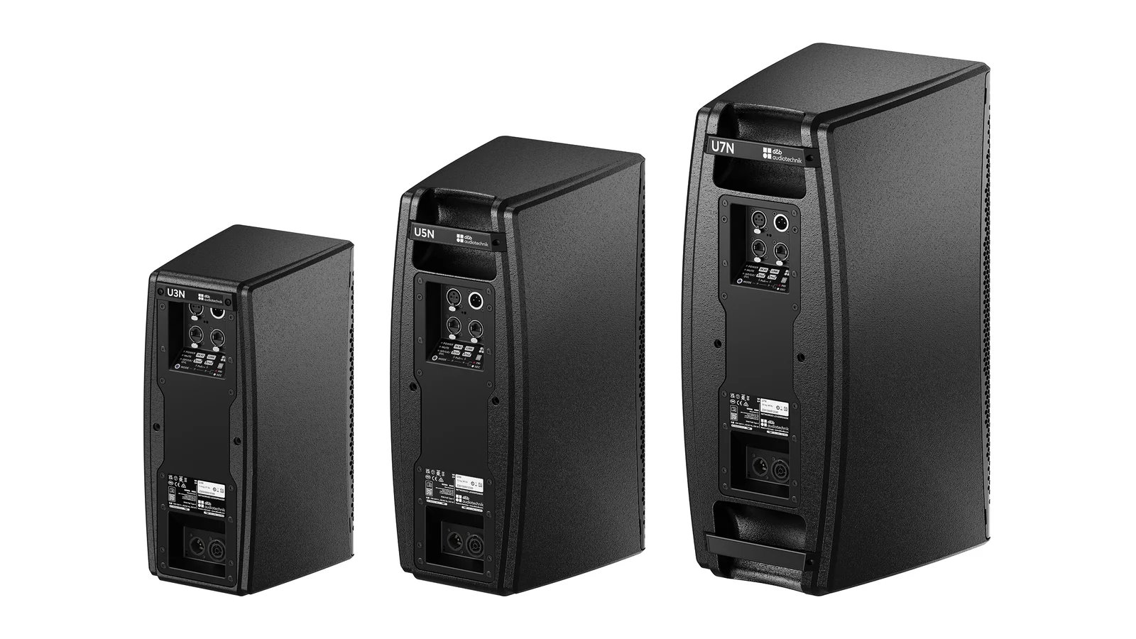 Задние панели d&b U3N, U5N и U7N