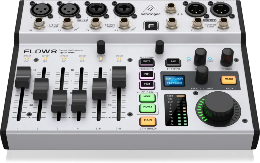 Компактный цифровой микшер Behringer Flow 8