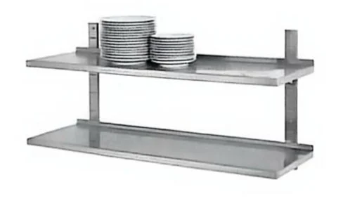 Mensola inox a due ripiani (GQJ-2-1040)