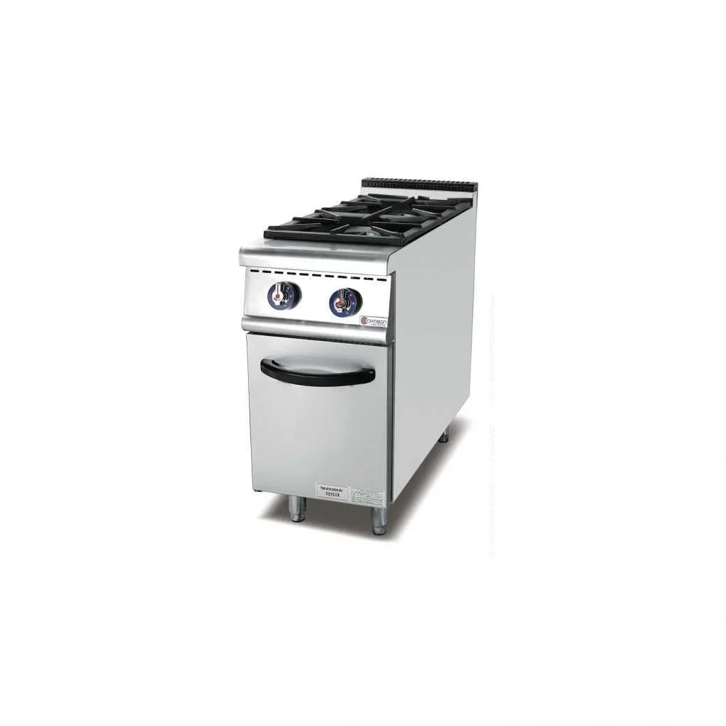 Gas stove series 900, 2 burners, with cabinet