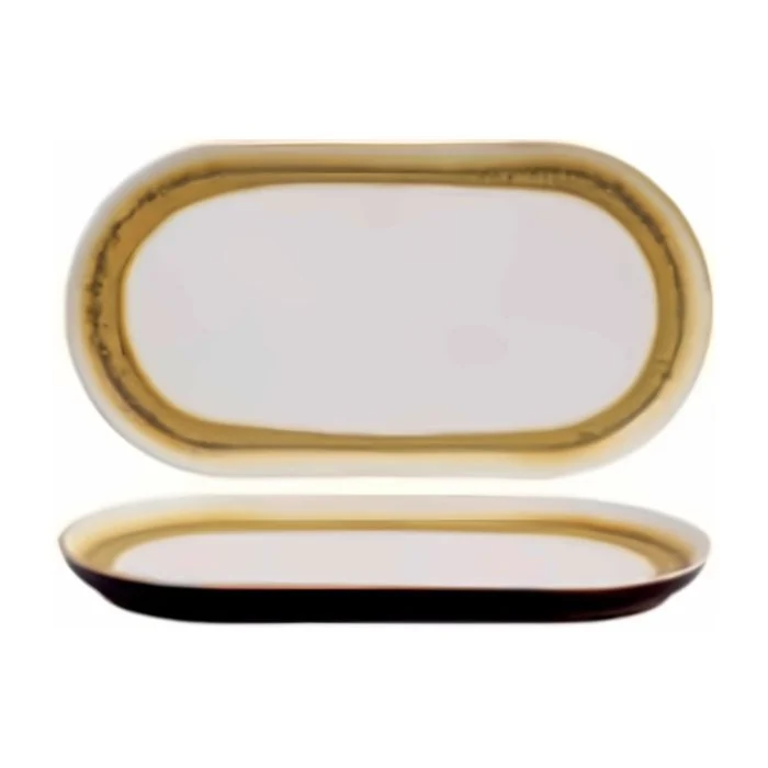 Oval plate 30×16 cm Ombra Bilbao