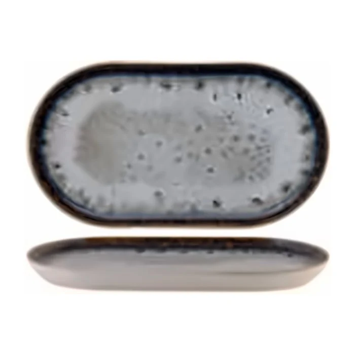 Piatto ovale 25×15 cm Abisso Bilbao