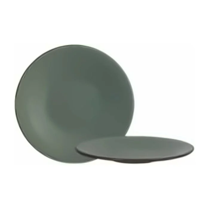 Плоская тарелка 25 см Matte Verde Paris