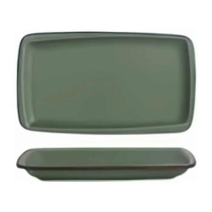 Piatto ovale 29×17 cm Matte Verde Orlando