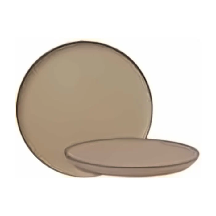 Flat plate 27 cm Matte Beige Bilbao