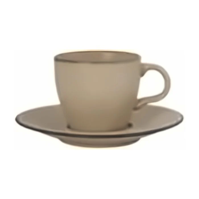 Teetasse mit Untertasse 190 ml Matte Beige Bistro