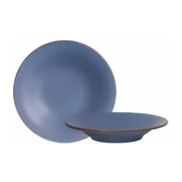 Deep plate 22 cm Matte Azzurre Paris