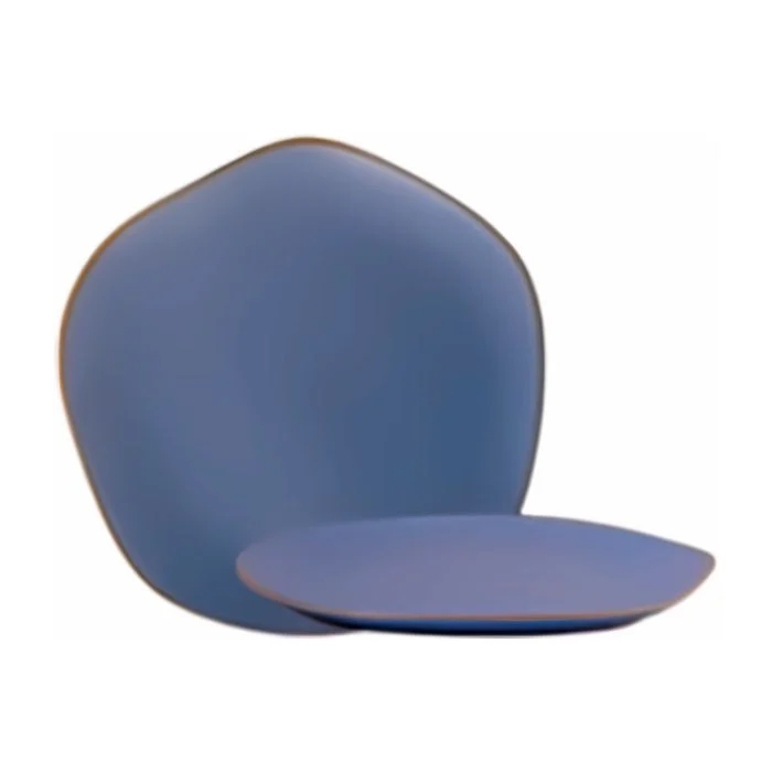 Flat plate 27 cm Matte Azzurre Utopya