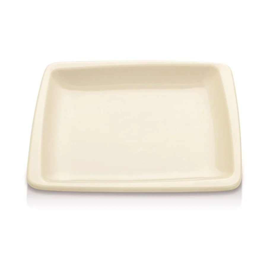 Piatto piano 17×17 cm Orlando Bone PS01305