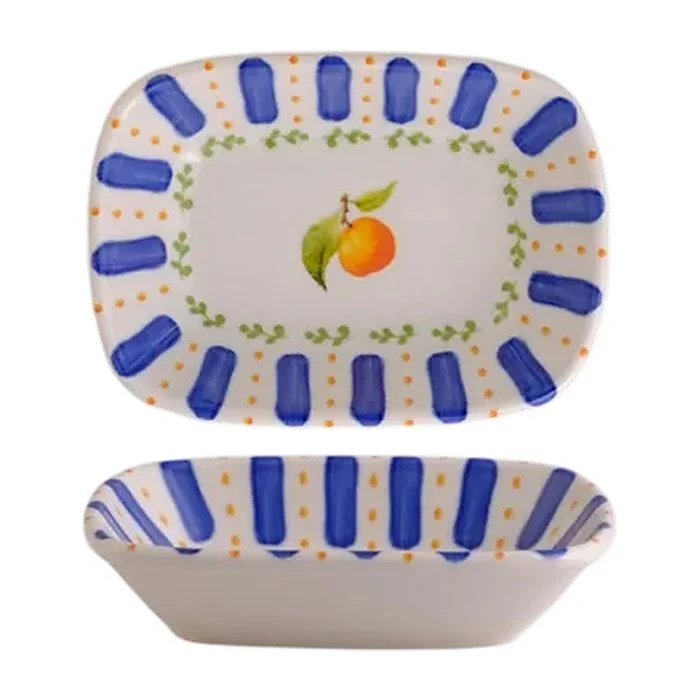 Piatto rettangolare 14 cm Tropika