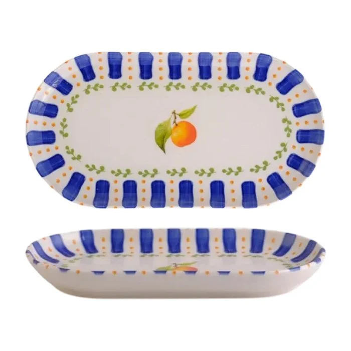 Oval plate 30×16 cm Tropika Bilbao