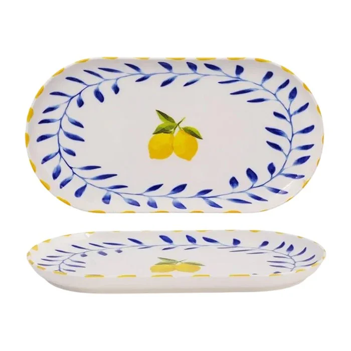 Piatto ovale 25×15 cm Frugale Bilbao