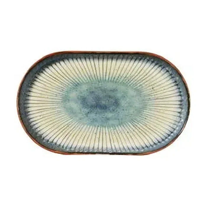 Oval plate 25×15 cm Sare Bilbao
