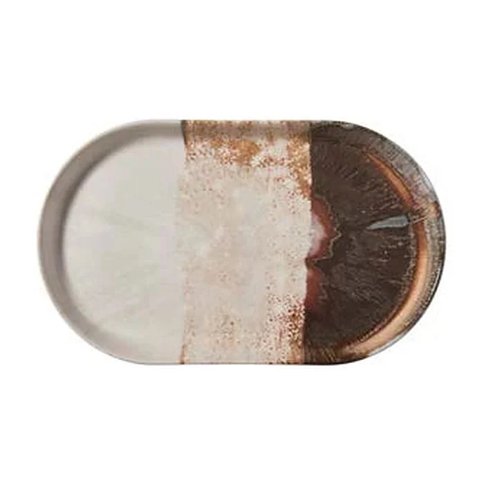 Oval plate 25×15 cm Morisato Bilbao PS02242