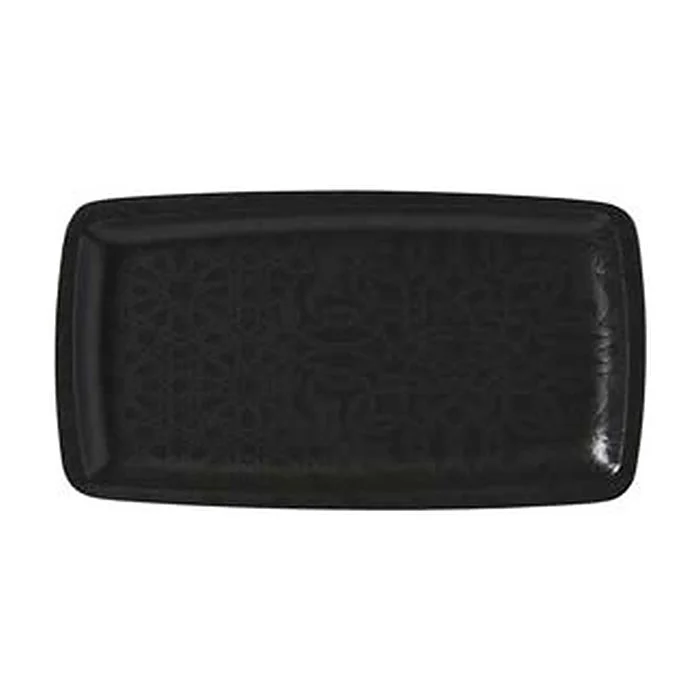 Ovaler Teller 34×18 cm Black Orlando