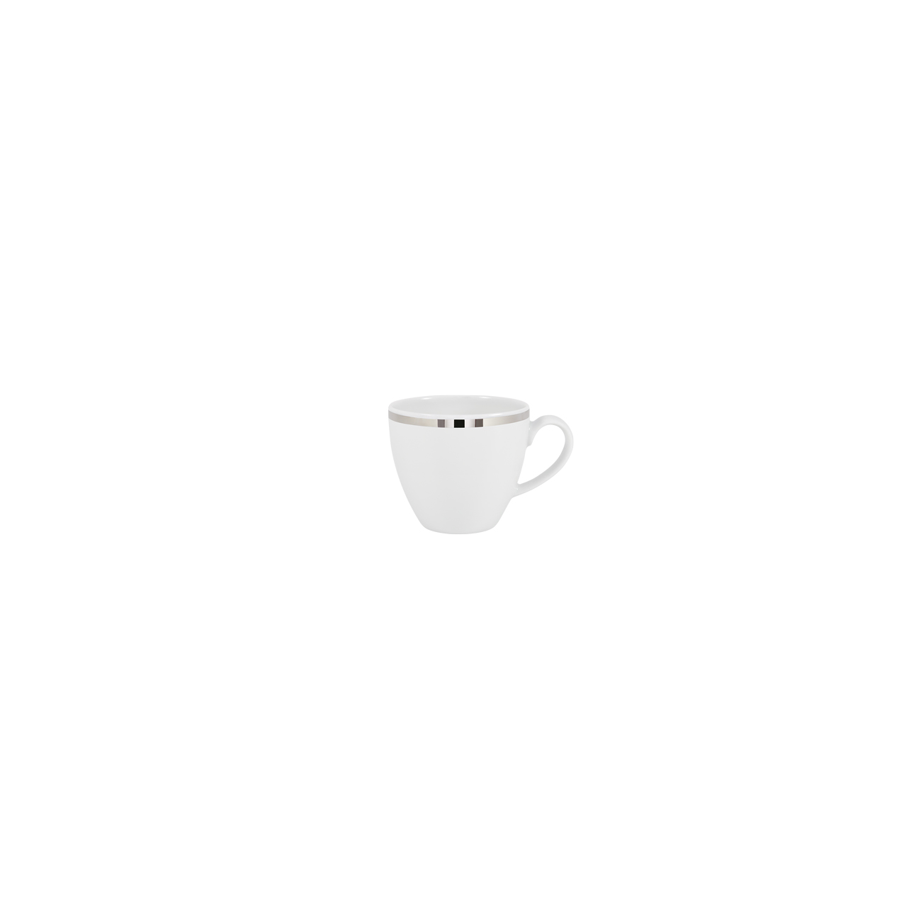 Porcel — Coffee Cup 10cl Ballet Silver — 120170408