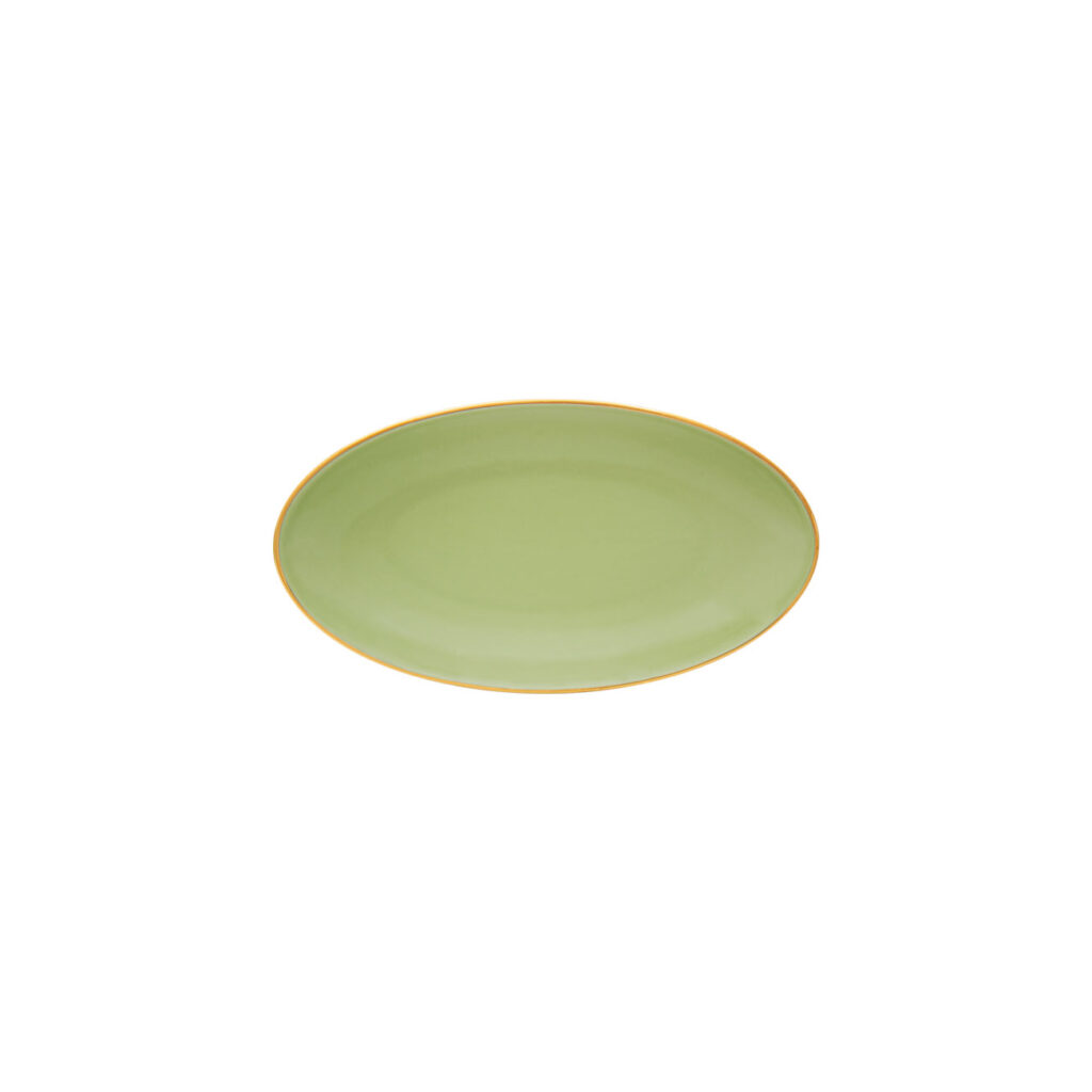 Porcel — Oval Pickle Dish 20cm Olympus Matcha — 030331351