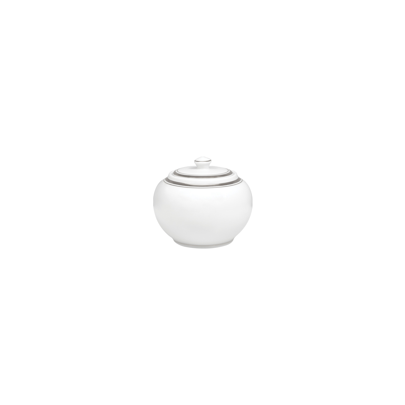 Porcel — Sugar/Compote Bowl 29cl Shangai Platine — 812570267