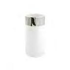 Porcel — Vase 25cm Pure Shape Silver — 513770408